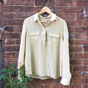 Banana Republic 100% Silk Button-up shirt